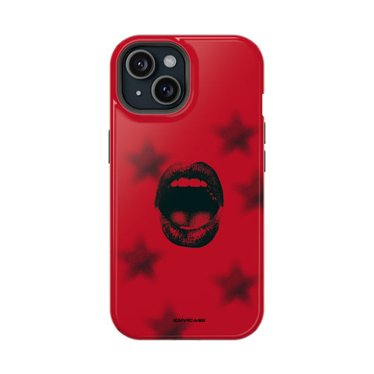 “ Estrella” (red) Impact Resistant Layered Phone Case